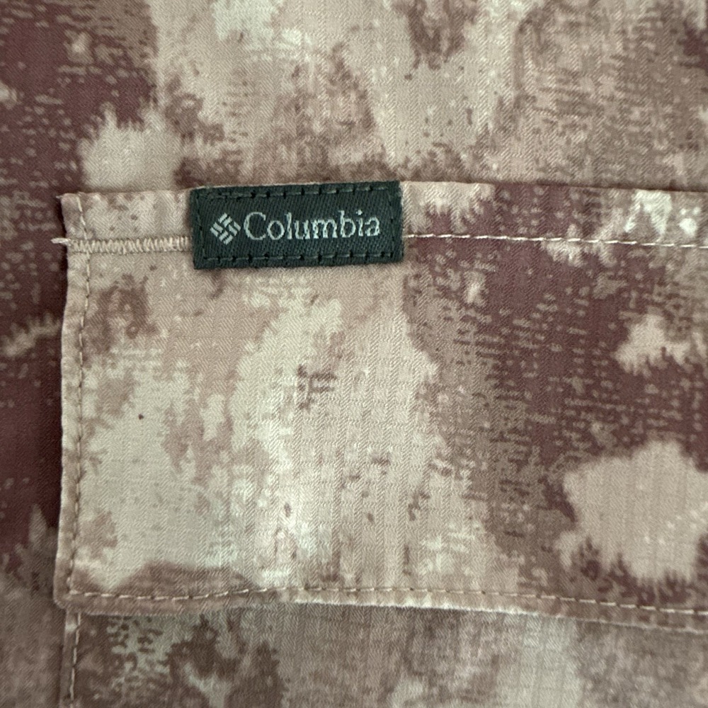 Columbia Elevated View Utility Long Sleeve Shirt Women's Pink Camo Gorpcore Sz L - Picture 9 of 16